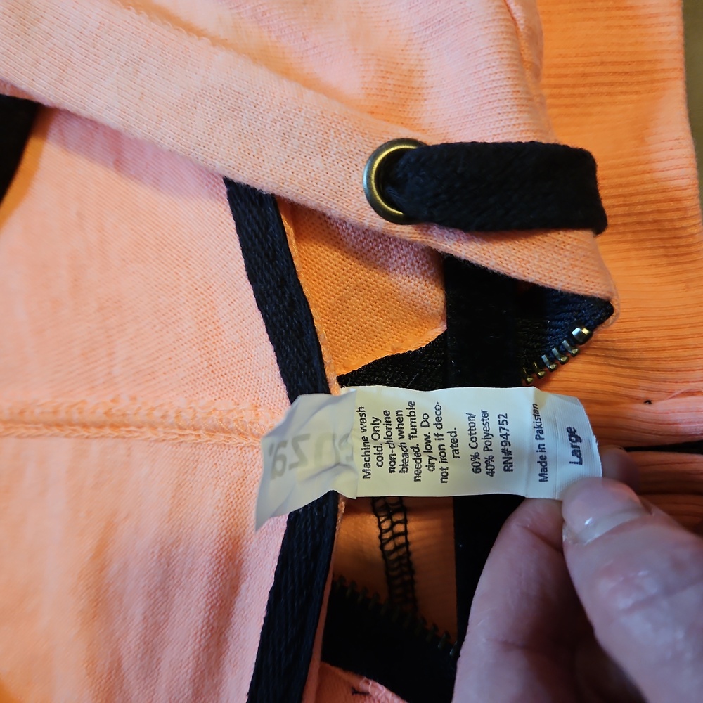 NWOT Diesel Floral Pink Hoodie - Picture 5 of 5